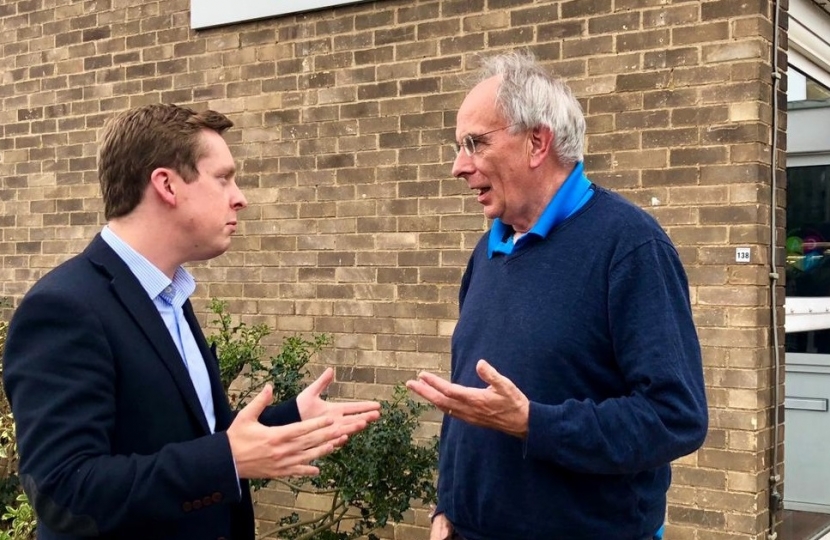 Tom Pursglove MP with Peter Bone MP