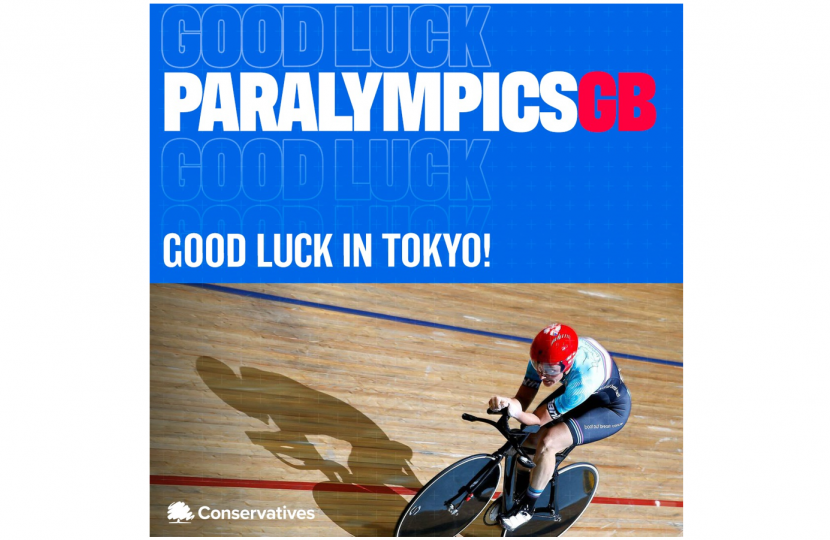 Good luck to Team GB Paralympians