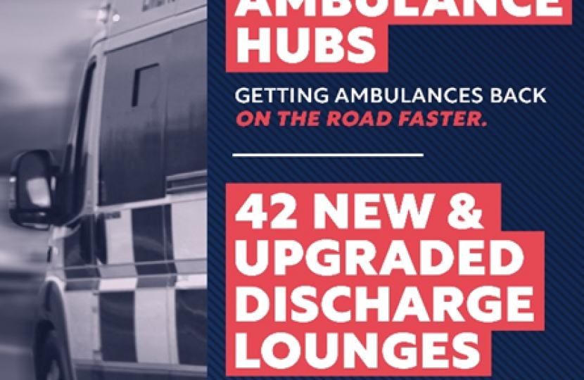 'Ambulance Hubs' graphic