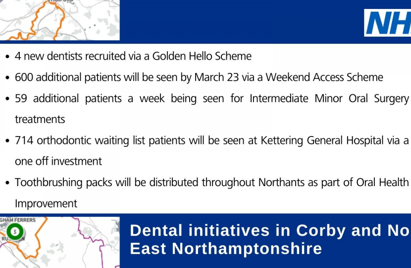 NHS dentistry information