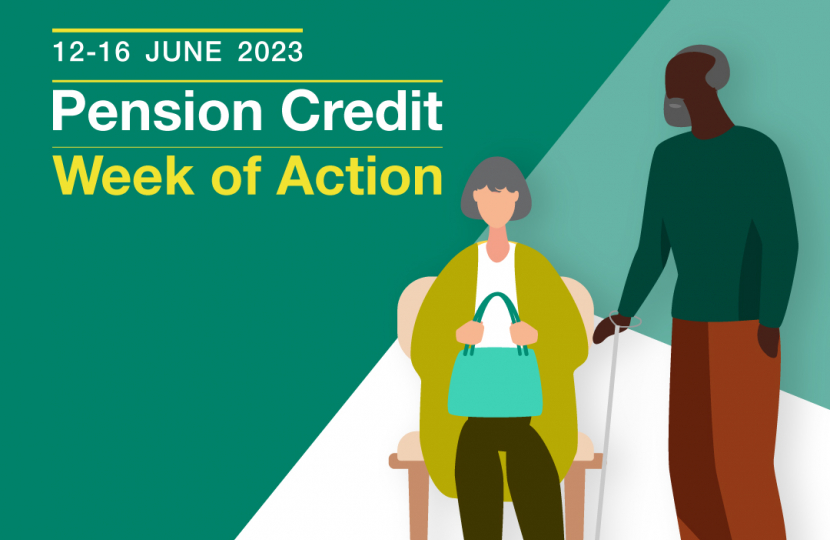 'Pension Credit Week of Action' graphic