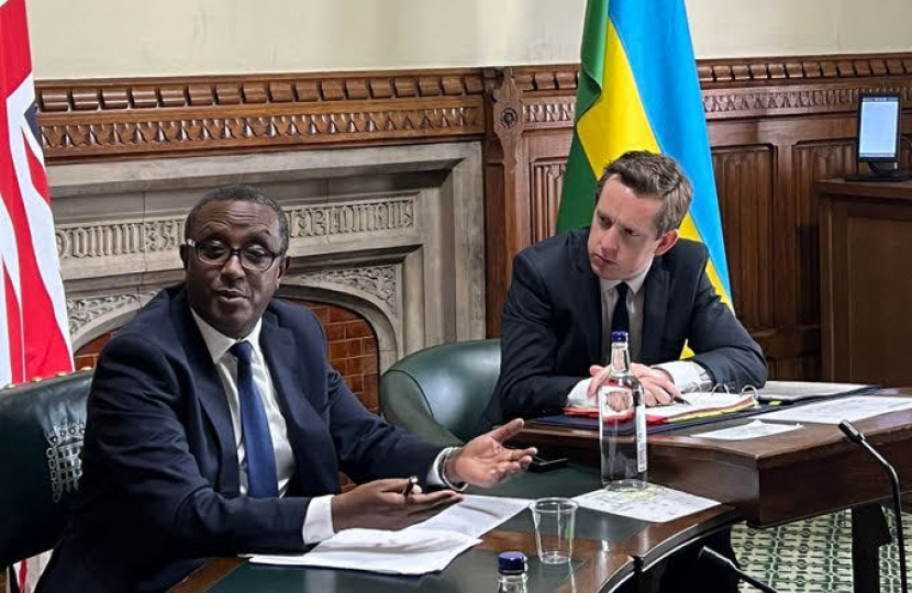Meeting with the Rwandan Foreign Minister