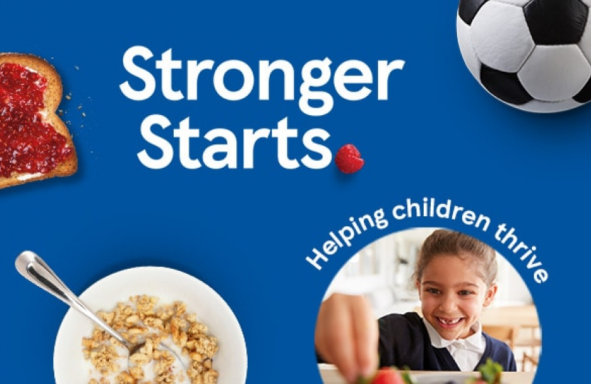 Tesco 'Stronger Starts' scheme graphic 