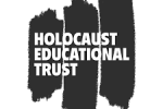 A graphic displaying the grey 'Holocaust Educational Trust' logo on a plain white background.