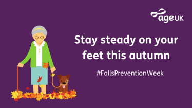 Age UK Falls Prevention Week graphic