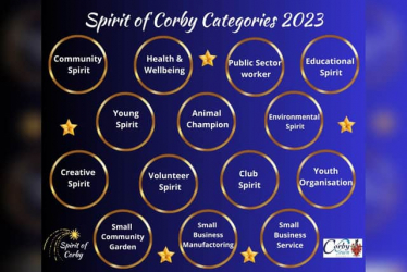 Spirit of Corby Awards 2023 Nominations Graphic