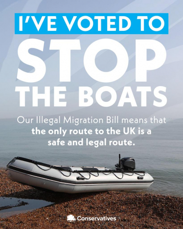 Stop the Boats Graphic