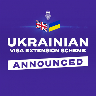 Ukraine Visa Scheme announcement graphic
